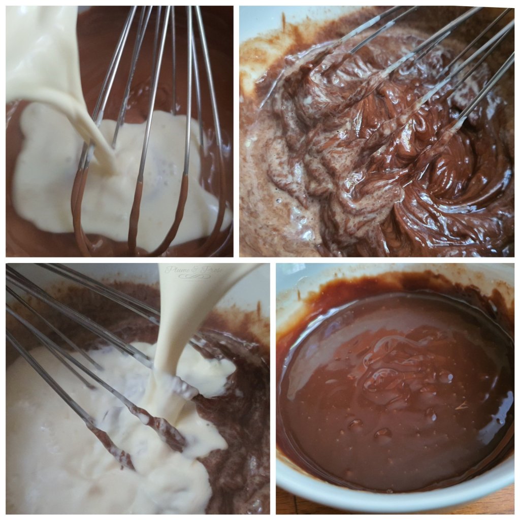 Préparation des Tartelettes au chocolat praliné et aux éclats de pralin